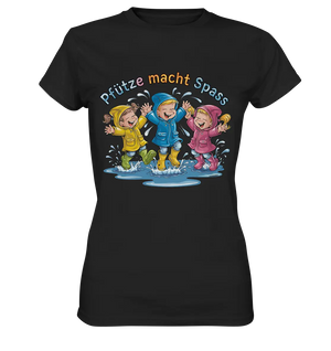 Pfützen-Spaß: Kinder im Regen - Ladies Premium Shirt Bright Lights Arts