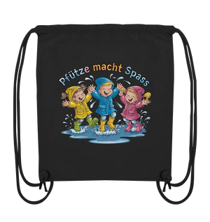 Pfützen-Spaß: Kinder im Regen - Organic Gym-Bag Bright Lights Arts