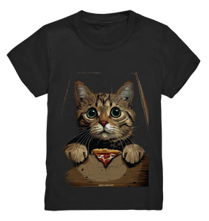 Pizza Cat - Niedlich & Humorvoll - Kids Premium Shirt Bright Lights Arts