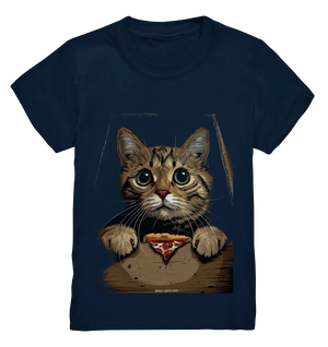 Pizza Cat - Niedlich & Humorvoll - Kids Premium Shirt Bright Lights Arts