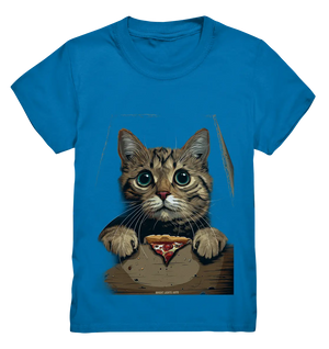 Pizza Cat - Niedlich & Humorvoll - Kids Premium Shirt Bright Lights Arts