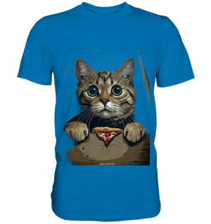 Pizza Cat - Niedlich & Humorvoll - Premium Shirt Bright Lights Arts