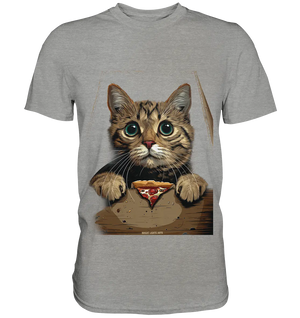 Pizza Cat - Niedlich & Humorvoll - Premium Shirt Bright Lights Arts