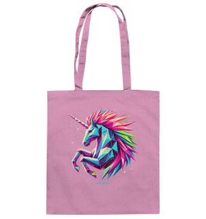 Prunkendes geometrisches Einhorn - Baumwolltasche Bright Lights Arts