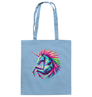 Prunkendes geometrisches Einhorn - Baumwolltasche Bright Lights Arts