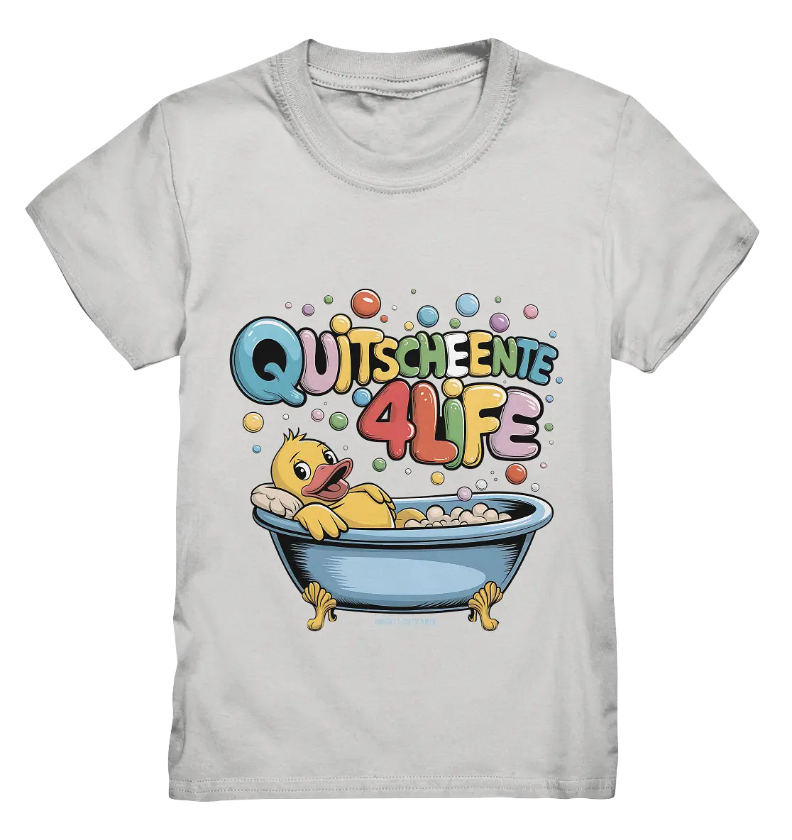 Quietscheente 4Life – Spaß, Farben und Badefreude - Kids Premium Shirt Bright Lights Arts