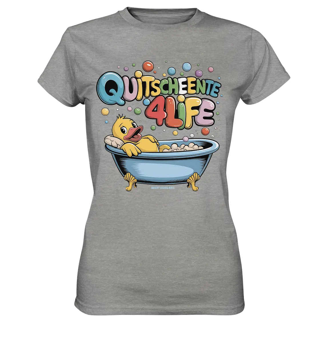 Quietscheente 4Life – Spaß, Farben und Badefreude - Ladies Premium Shirt Bright Lights Arts