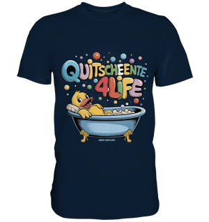 Quietscheente 4Life – Spaß, Farben und Badefreude - Premium Shirt Bright Lights Arts