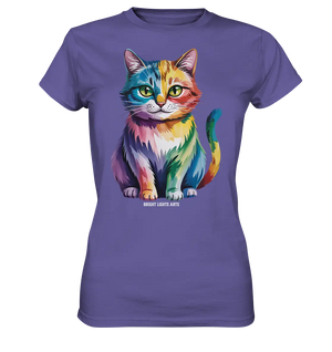 Rainbow Cat – Vielfalt & Harmonie - Ladies Premium Shirt Bright Lights Arts