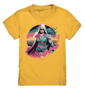 Retro-Future Hero - Kids Premium Shirt Bright Lights Arts