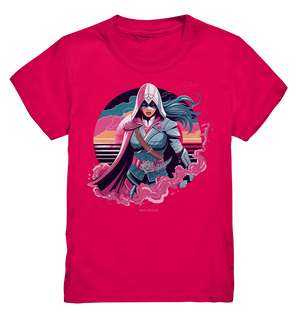 Retro-Future Hero - Kids Premium Shirt Bright Lights Arts