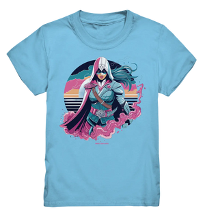 Retro-Future Hero - Kids Premium Shirt Bright Lights Arts