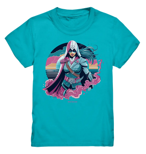 Retro-Future Hero - Kids Premium Shirt Bright Lights Arts