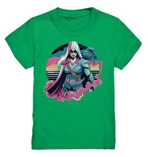 Retro-Future Hero - Kids Premium Shirt Bright Lights Arts