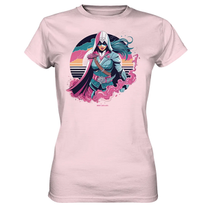 Retro-Future Hero - Ladies Premium Shirt Bright Lights Arts