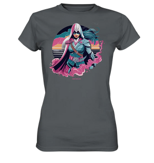 Retro-Future Hero - Ladies Premium Shirt Bright Lights Arts