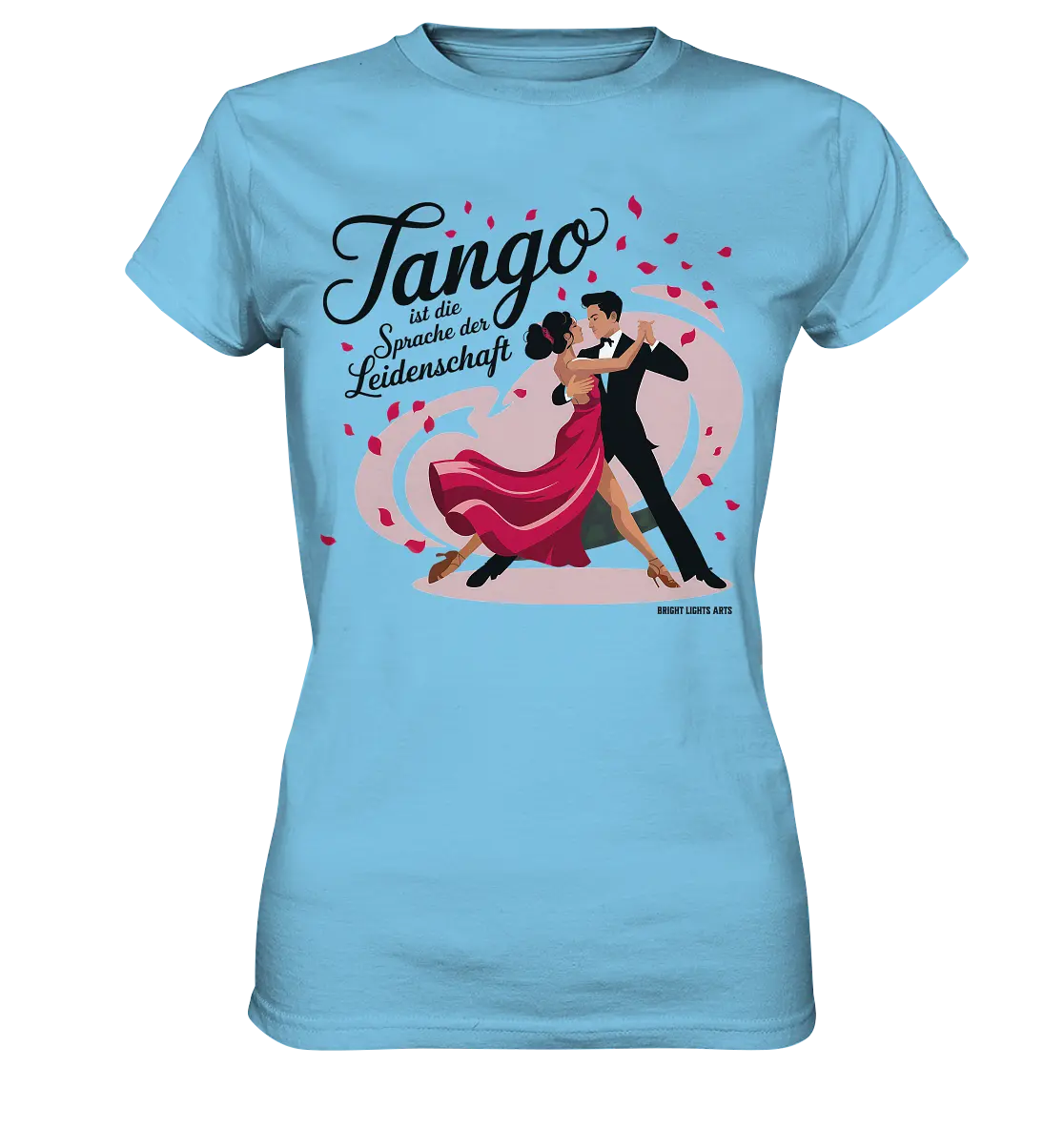 Romantik in Bewegung – Tango-Paar im leidenschaftlichen Tanz - Ladies Premium Shirt Bright Lights Arts