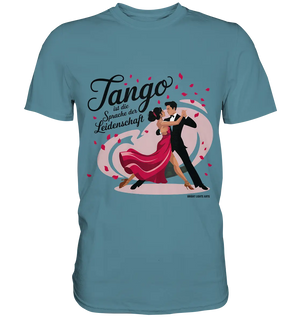 Romantik in Bewegung – Tango-Paar im leidenschaftlichen Tanz - Premium Shirt Bright Lights Arts