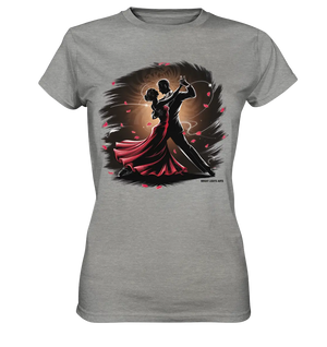 Romantischer Tanz im Rosenrausch - Ladies Premium Shirt Bright Lights Arts
