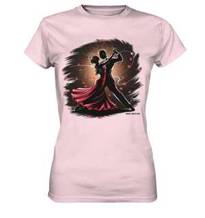 Romantischer Tanz im Rosenrausch - Ladies Premium Shirt Bright Lights Arts