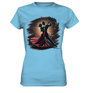 Romantischer Tanz im Rosenrausch - Ladies Premium Shirt Bright Lights Arts