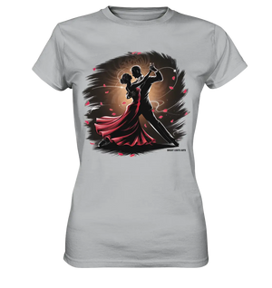 Romantischer Tanz im Rosenrausch - Ladies Premium Shirt Bright Lights Arts