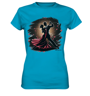 Romantischer Tanz im Rosenrausch - Ladies Premium Shirt Bright Lights Arts
