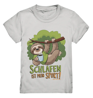 Schlafen ist mein Sport – Lustiges Faultier - Kids Premium Shirt Bright Lights Arts