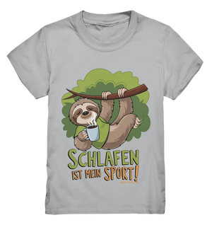 Schlafen ist mein Sport – Lustiges Faultier - Kids Premium Shirt Bright Lights Arts