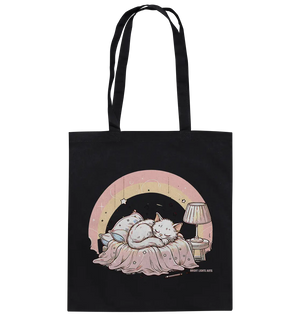 Schlafendes Kätzchen – Traumhafte Ruhe - Baumwolltasche Bright Lights Arts