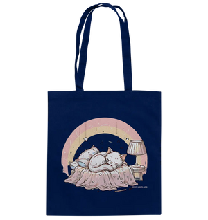 Schlafendes Kätzchen – Traumhafte Ruhe - Baumwolltasche Bright Lights Arts