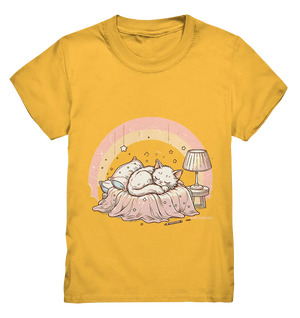 Schlafendes Kätzchen – Traumhafte Ruhe - Kids Premium Shirt Bright Lights Arts
