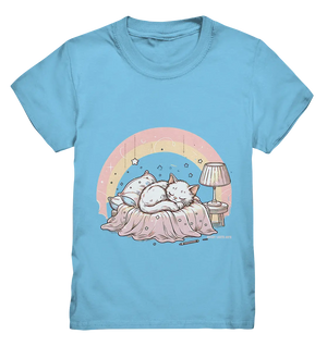 Schlafendes Kätzchen – Traumhafte Ruhe - Kids Premium Shirt Bright Lights Arts