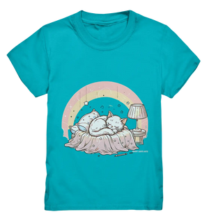 Schlafendes Kätzchen – Traumhafte Ruhe - Kids Premium Shirt Bright Lights Arts