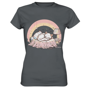 Schlafendes Kätzchen – Traumhafte Ruhe - Ladies Premium Shirt Bright Lights Arts