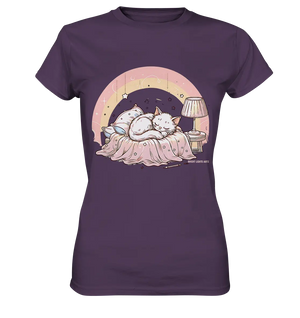 Schlafendes Kätzchen – Traumhafte Ruhe - Ladies Premium Shirt Bright Lights Arts