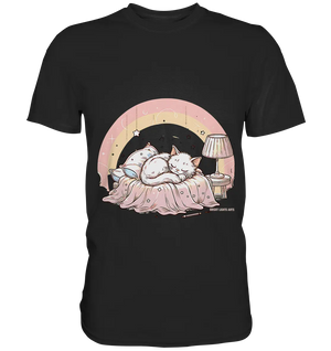 Schlafendes Kätzchen – Traumhafte Ruhe - Premium Shirt Bright Lights Arts