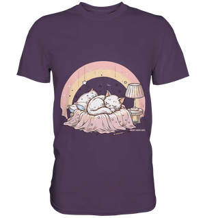 Schlafendes Kätzchen – Traumhafte Ruhe - Premium Shirt Bright Lights Arts