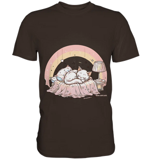 Schlafendes Kätzchen – Traumhafte Ruhe - Premium Shirt Bright Lights Arts