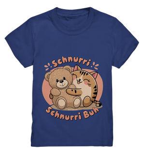 Schnurri Schnurri Buh - Niedliche Katze & Teddybär - Kids Premium Shirt Bright Lights Arts