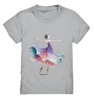 Schwebende Anmut – Tänzerin im Aquarellstil - Kids Premium Shirt Bright Lights Arts