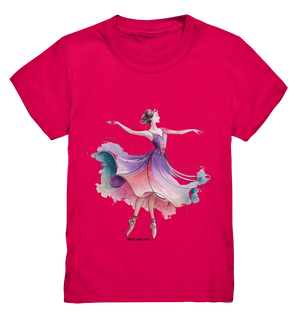 Schwebende Anmut – Tänzerin im Aquarellstil - Kids Premium Shirt Bright Lights Arts