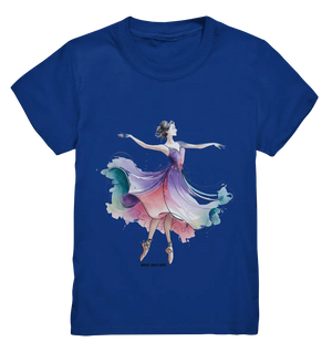 Schwebende Anmut – Tänzerin im Aquarellstil - Kids Premium Shirt Bright Lights Arts