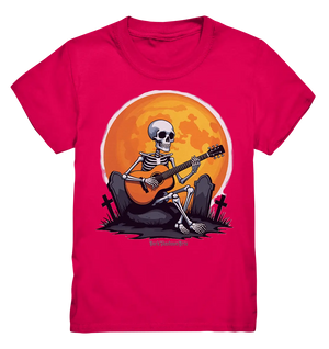 Skeleton Serenade - Kids Premium Shirt Bright Lights Arts