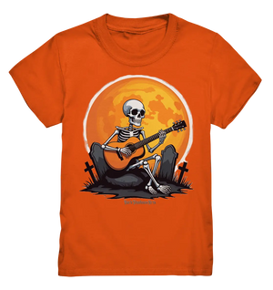 Skeleton Serenade - Kids Premium Shirt Bright Lights Arts