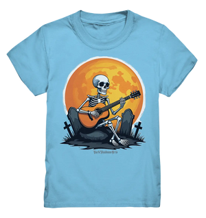 Skeleton Serenade - Kids Premium Shirt Bright Lights Arts