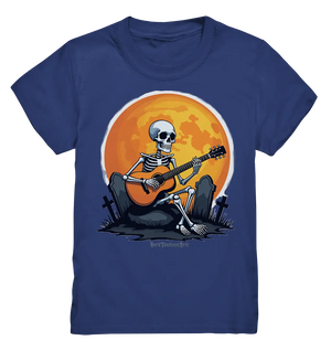 Skeleton Serenade - Kids Premium Shirt Bright Lights Arts