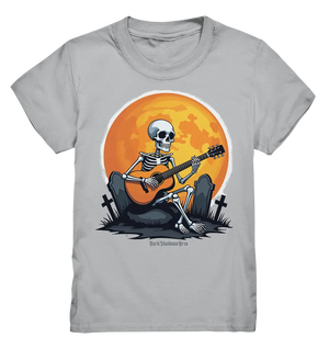 Skeleton Serenade - Kids Premium Shirt Bright Lights Arts