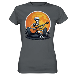 Skeleton Serenade - Ladies Premium Shirt Bright Lights Arts