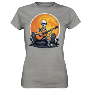 Skeleton Serenade - Ladies Premium Shirt Bright Lights Arts